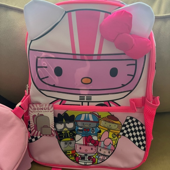 Hello Kitty Pink Backpack and Lunchbox - Picture 3 of 6